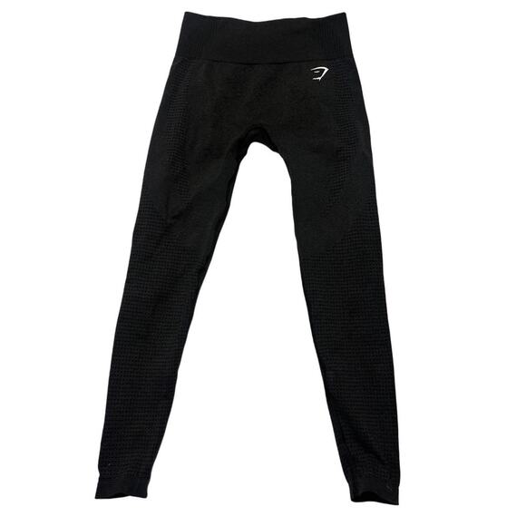 Gymshark Vital Seamless Black 2.0 Leggings Size Small - Picture 1 of 4